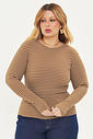 Blusa Manga Longa Safira Listrado