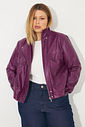 Jaqueta Bomber Leather Gal Vinho