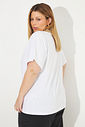T-shirt De Algodão Gossip Branco T-shirt De Algodão Gossip Branco
