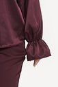 Blusa Cetim Laço Chiara Burgundy Blusa Cetim Laço Chiara Burgundy