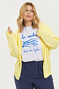 T- Shirt Oversized Le Sardines Branco T- Shirt Oversized Le Sardines Branco