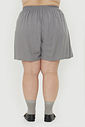Short Saia Com Pregas Donatella Cinza Short Saia Com Pregas Donatella Cinza