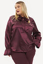 Blusa Cetim Laço Chiara Burgundy Blusa Cetim Laço Chiara Burgundy