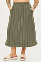 Saia Midi Maria Verde