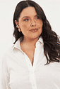 Camisa De Linho Melina Off-White Camisa De Linho Melina Off-White