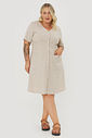 Vestido De Linho Tarsila Natural Vestido De Linho Tarsila Natural