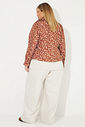 Jaqueta Sarja Zoey Deer Animal Print Jaqueta Sarja Zoey Deer Animal Print