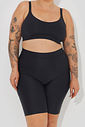 Bermuda Antiatrito Soft Touch Plus Size Preto Bermuda Antiatrito Soft Touch Plus Size Preto