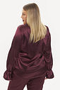 Blusa Cetim Laço Chiara Burgundy Blusa Cetim Laço Chiara Burgundy