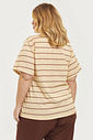 T-shirt De Algodão Emma Listrado T-shirt De Algodão Emma Listrado