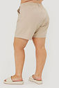 Short Alfaiataria De Algodão Fiorella Aveia