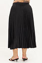 Saia Midi Plissada Melissa Preto