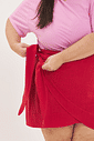 Saia Curta Envelope Julieta Vermelho Saia Curta Envelope Julieta Vermelho