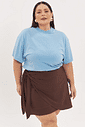 T-shirt Oversized Estonada Brenda Azul T-shirt Oversized Estonada Brenda Azul