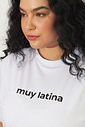 T-shirt De Algodão Muy Latina Off-white
