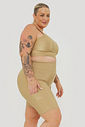 Bermuda Esportiva Euforia Dourado