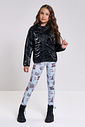 Calça Legging Quentinha Peluciada Infantil Estampas Divertidas