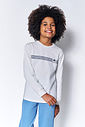 Camiseta Malha Infantil Menino Wolf Stripes Kippos