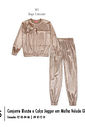 Conjunto Infantil Menina Laço em Veludo Glow Beli.me