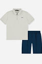 Conjunto Menino Camisa Polo Kippos e Bermuda Marinho Conjunto Menino Camisa Polo Kippos e Bermuda Marinho