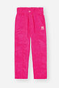 Calça Infantil Menina Veludo Rosa Neon Mundo Cinti