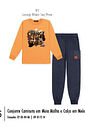 Conjunto Infantil Menino Change the World Kippos