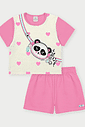 CONJ BLUSA E SHORTS RS CONFETE/RS CONFET