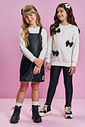 Conjunto Infantil Menina em P.U Fashion Mundo Cinti