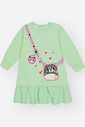 Vestido de Inverno Bebê Menina com Bolsa Wild Mundo Cinti