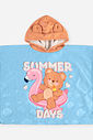 Toalha de Praia Infantil com Capuz Ursinho Summer Days