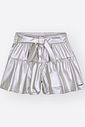 Shorts em P.U. Infantil Menina Pop Star Beli.me