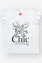 CONJ BLUSA E SHORTS/SAIA BRANCO/PRETO