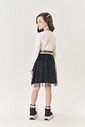 Vestido Infantil Menina Panda Tule Preto Mundo Cinti