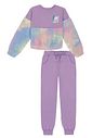 Conjunto Blusão Com Pelo Tie Dye E Calça Jogger Lilás CTV Conjunto Blusão Com Pelo Tie Dye E Calça Jogger Lilás CTV