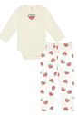Conjunto Body E Legging Estampada Natural Abrange