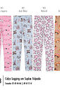 Calça Legging Quentinha Peluciada Infantil Estampas Divertidas