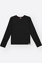 Blusa Manga Longa em Canelado Glow Mundo Cinti PRETO