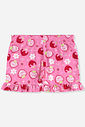 Conjunto Infantil Menina Pijama Morangos em Malha Suede