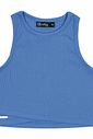 Regata Teen Feminino Cropped Azul Dway