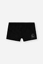 Sunga Infantil Boxer Cós com Cadarço UV Preto