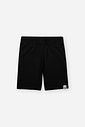 Bermuda Ciclista Infantil Básica em Cotton com Algodão – Ciclista Menina Verão com Elastano PRETO