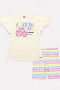 CONJ BLUSA E CICLISTA NATURAL/LL CINTI
