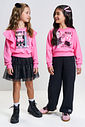 Conjunto Menina com Aplique Tule Ursa Mundo Cinti