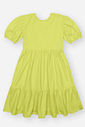 Vestido Infantil Menina Babados Verde CTV