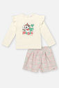 Conjunto Bebê Menina Blusa E Short Magic Verde Mundo Cinti
