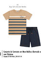 Conjunto Infantil Menino Listras Divertto