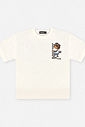 Conjunto Menino Camiseta Capivara Manobra de Skate e Bermuda Preto