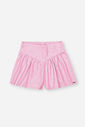 Conjunto Infantil com Blusa em Cotton e Shorts em Sarja Glow – Look Menina Verão com Strass NATURAL/RS IOGURTE