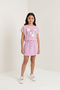 CONJ BLUSA E SHORTS/SAIA LILAS DOCE/LILAS CIN