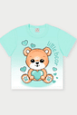 Conjunto Infantil Menina Little Bear Verde Abrange